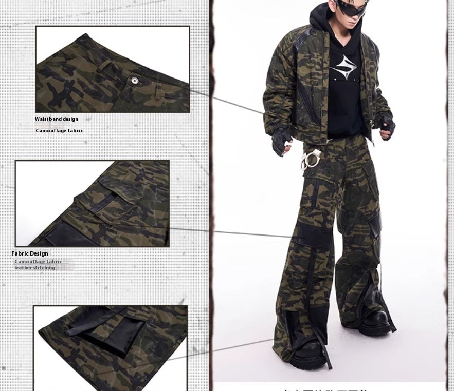 American Retro Street Camouflage Slacks