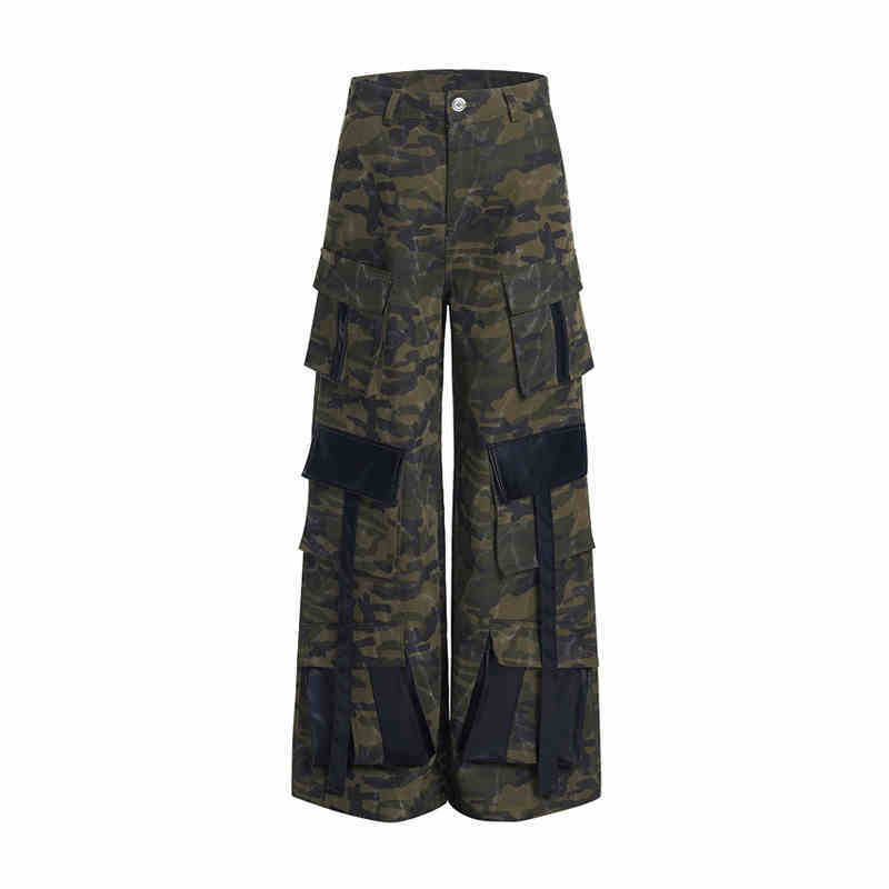 American Retro Street Camouflage Slacks